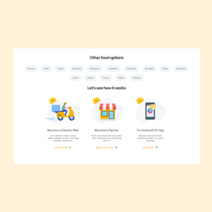 4Foodies - Food Restaurant Landing Page Template - Image 3