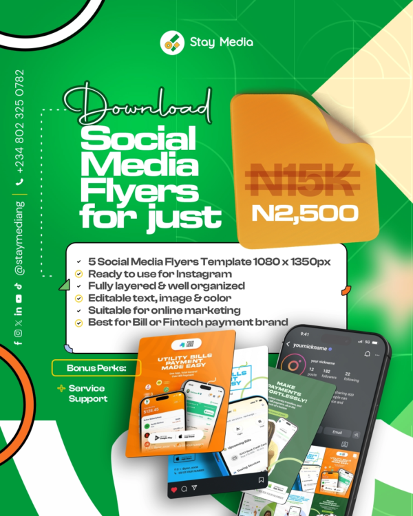 Bill Payment Brand Social Media Flyers - V1