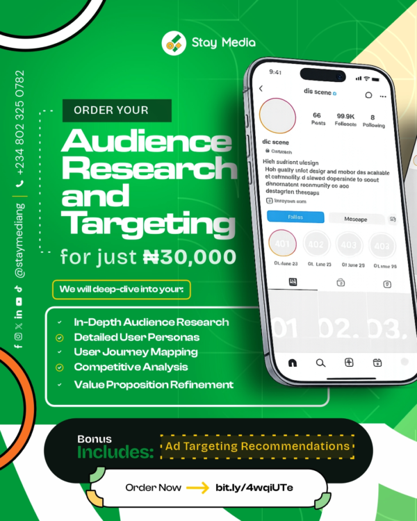 Detailed Audience Research and Targeting